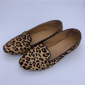 J. Crew leopard flats